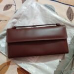 Clutch Purse For Women W33 Genuine Cow Leather photo review