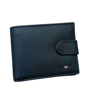 Cow Leather Button Wallet