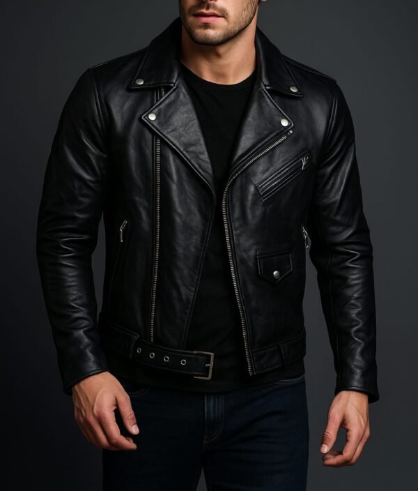 Biker Style Jacket For Men Premium Quality