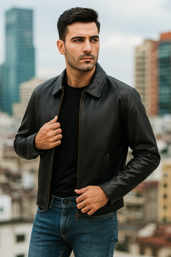 Polo Collar Jacket for Men Premium Quality