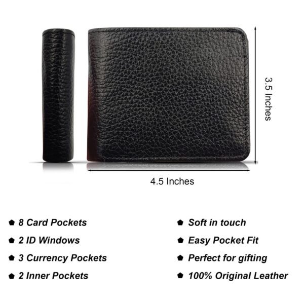 Elegant 3-in-1 Pure COW Leather Wallet Free Delivery