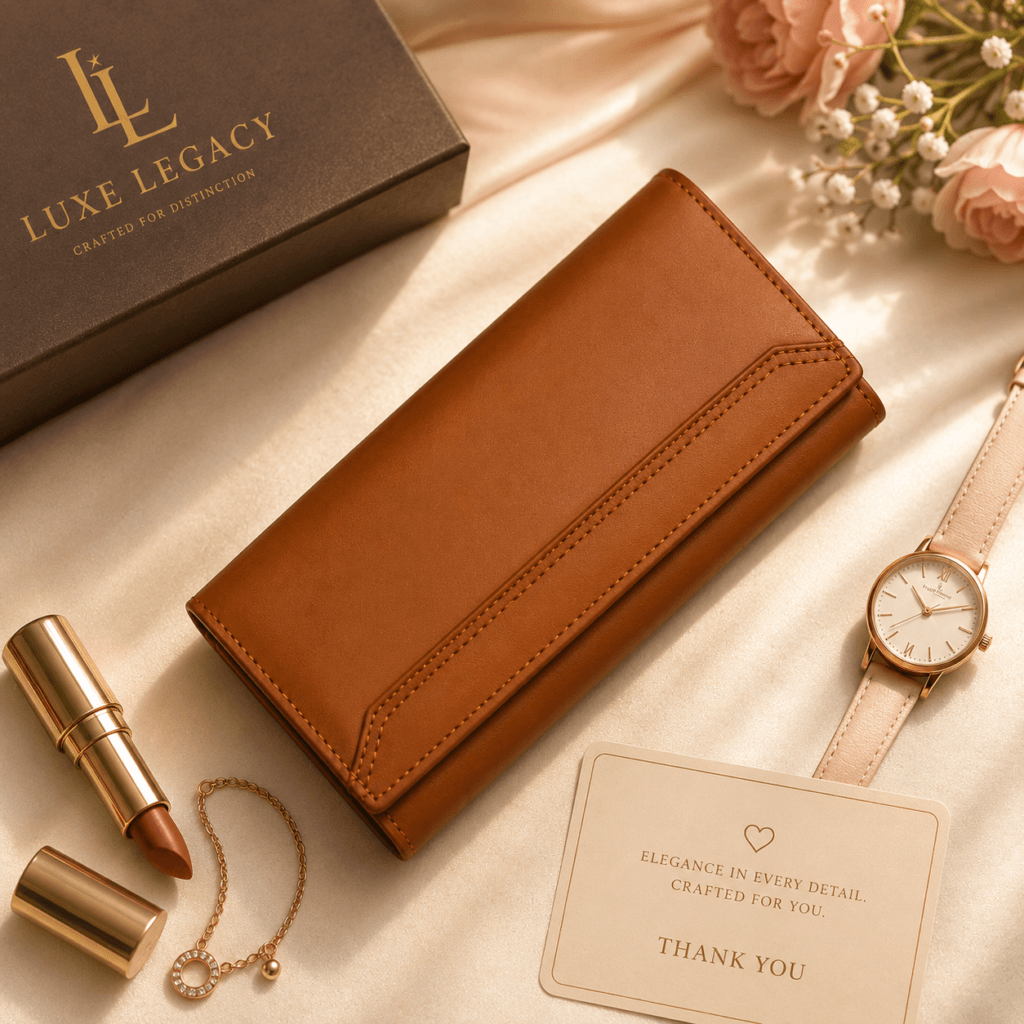 The Classic Edge Leather Clutch