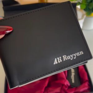 Men's Premium Leather Gift Set Wallet and Keychain With Free Delivery