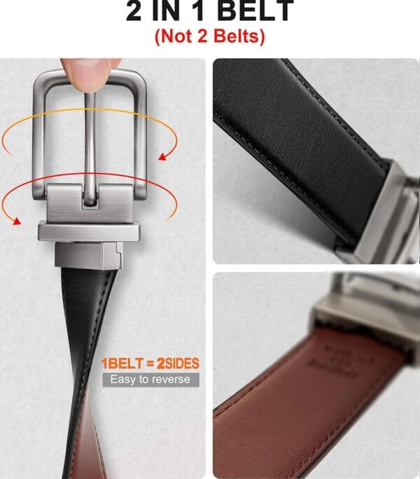 Premium 2-in-1 Reversible Belt for Men