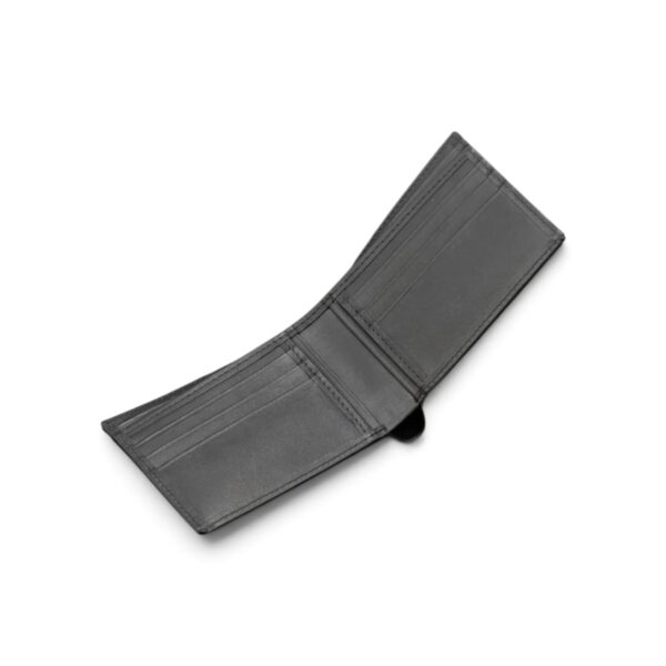 slim bifold wallet men black brown tan